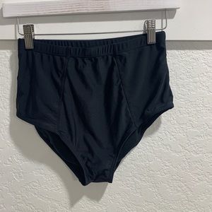 Coral Reef Swim Black Bottoms